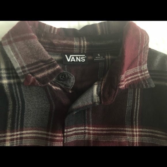 Vans size small plaid shirt - Picture 2 of 2